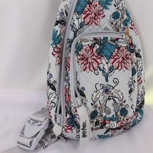 Harry Potter x Vera Bradley Sling Bag – Herbology Pattern | Crossbody Backpack